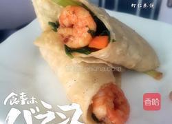 虾仁卷饼的做法图解4