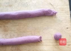 紫薯芝麻饼的做法图解3