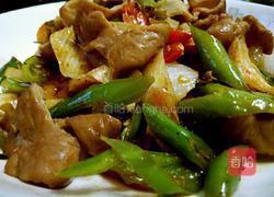 尖椒炒肥肠的做法图解8