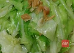 干煸虾皮炒卷心菜的做法图解8