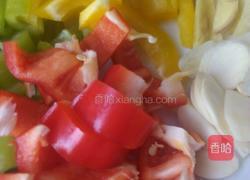 五彩杏鲍菇的做法图解4