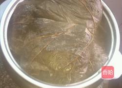 电饭锅荷叶糯米鸡的做法图解9