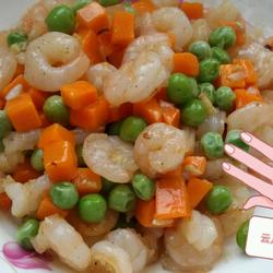 小炒虾仁丁。的做法[图]