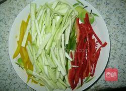 彩椒炒丝瓜（原创）的做法图解3