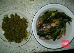 雪菜煨烧昂刺鱼的做法图解1