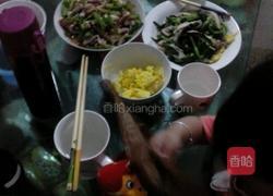 四个菜(香菇青菜.蒸茄子,娃娃菜.青椒炒八爪鱼)的做法图解5