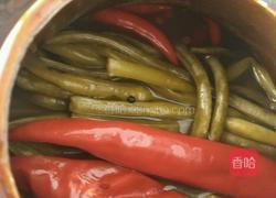 自制酸豆角炒肉末的做法图解1