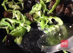 青椒肉丝炒毛豆的做法图解6