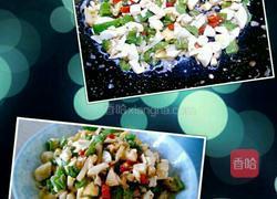 双椒炒咸鸭蛋的做法图解3