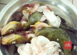 酸菜煮黄骨鱼的做法图解1