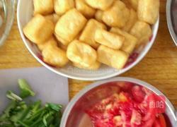 番茄煨豆腐炸的做法图解1