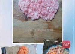 油菜肉丸粉丝汤的做法图解2