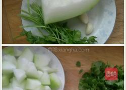素菜烧冬瓜。的做法图解1