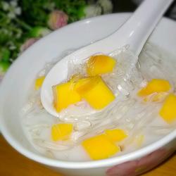 芒果椰汁海石花冻的做法[图]