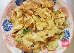 大葱炒鹅蛋的做法图解7