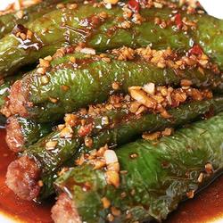 肉酿虎皮青椒的做法[图]