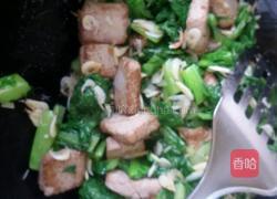 虾皮炒小白菜的做法图解4