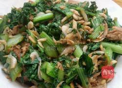 虾皮炒小白菜的做法图解5