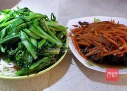 牛肉炒米粉的做法图解3