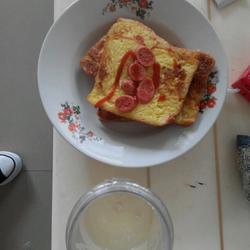 吐司面包早餐蜂蜜水的做法[图]