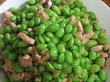 毛豆炒肉丝