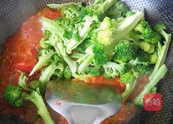 番茄炒西兰花的做法图解8