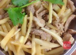嫩姜炒肉的做法图解5