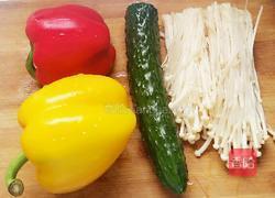 凉拌金针黄瓜的做法图解1