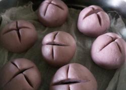 紫薯开口红枣包