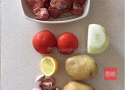 番茄土豆炖牛肉的做法图解1