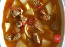 番茄土豆炖牛肉的做法图解5