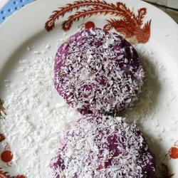 紫薯蔬菜虾仁饼的做法[图]