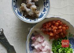 紫薯蔬菜虾仁饼的做法图解2