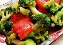 番茄炒西兰花的做法图解9