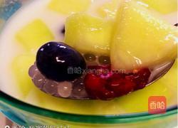 椰奶水果西米露果冻的做法图解7