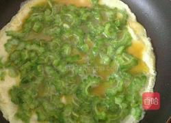 苦瓜煎蛋的做法图解5