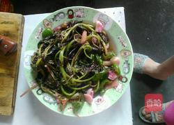 青椒炒米苋的做法图解3