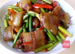 腊肉炒蒜苔的做法图解9