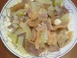 腊肉炒瓜