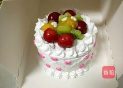 巧克力酱水果蛋糕的做法图解11