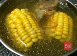 虫草花猪骨玉米汤的做法图解5