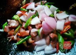 青椒炒猪鼻的做法图解6