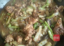 鸡肉炖豆角茄子的做法图解7