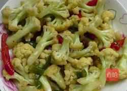 清炒花菜的做法图解3