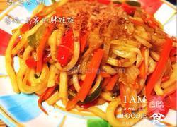 炒乌冬面的做法图解9