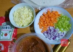 *海盗船*火腿披萨的做法图解1