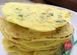 香葱豆渣鸡蛋饼的做法图解7
