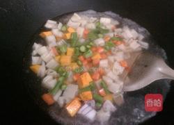 五彩脆藕丁的做法图解3