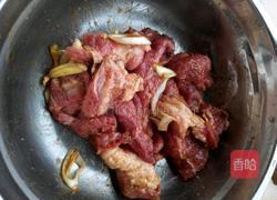 煎肉片，油麦菜的做法图解5