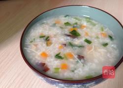 砂锅干贝蔬菜粥的做法图解5